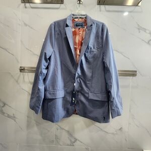 NWT William Murray Golf Blue Jacket Blazer Size Medium